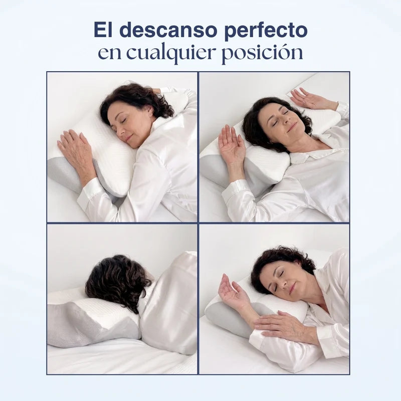 OrthoSleep - Almohada cervical viscoelástica Duerme mejor. Despierta sin dolor 🌟